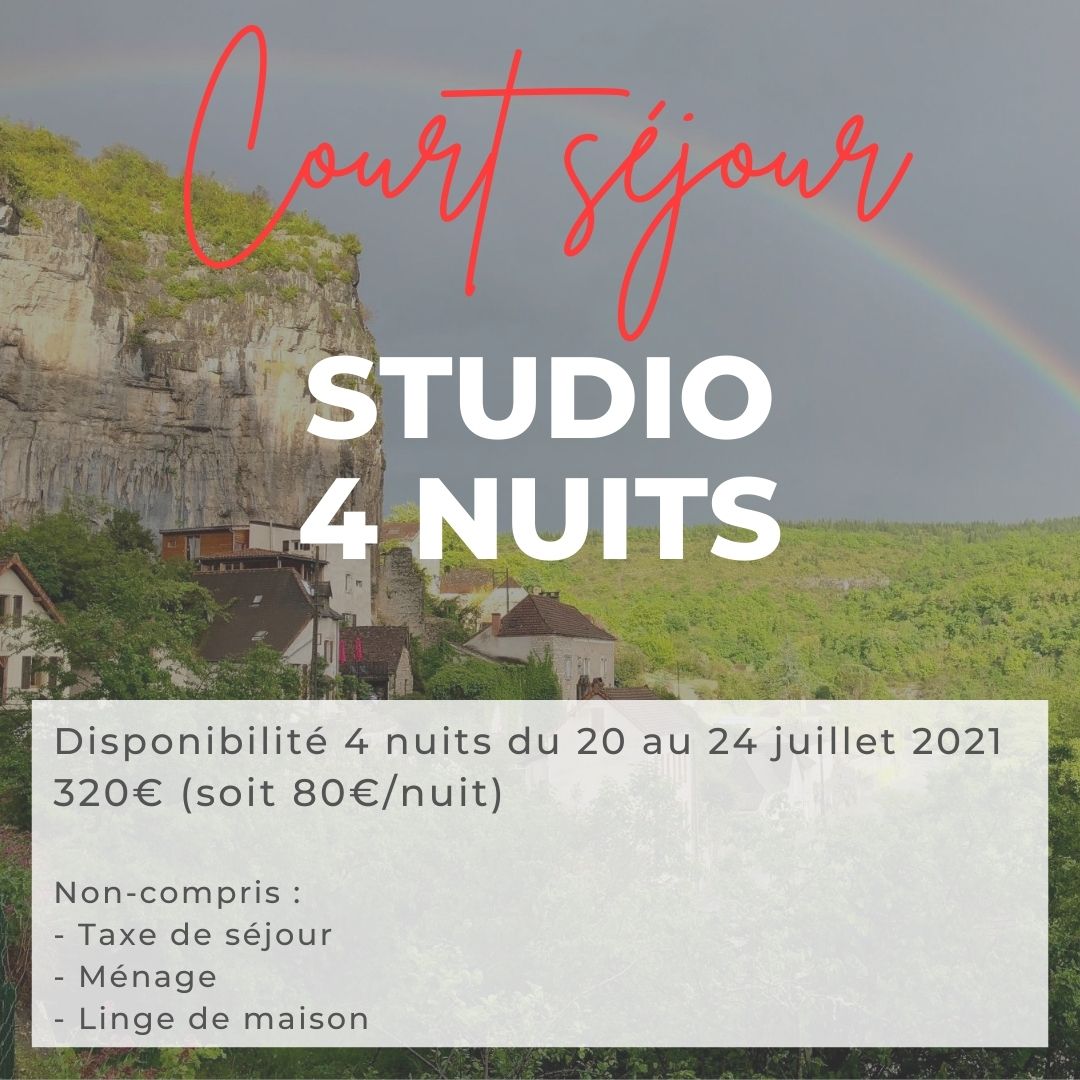 Location vacances 4 jours à Cabrerets